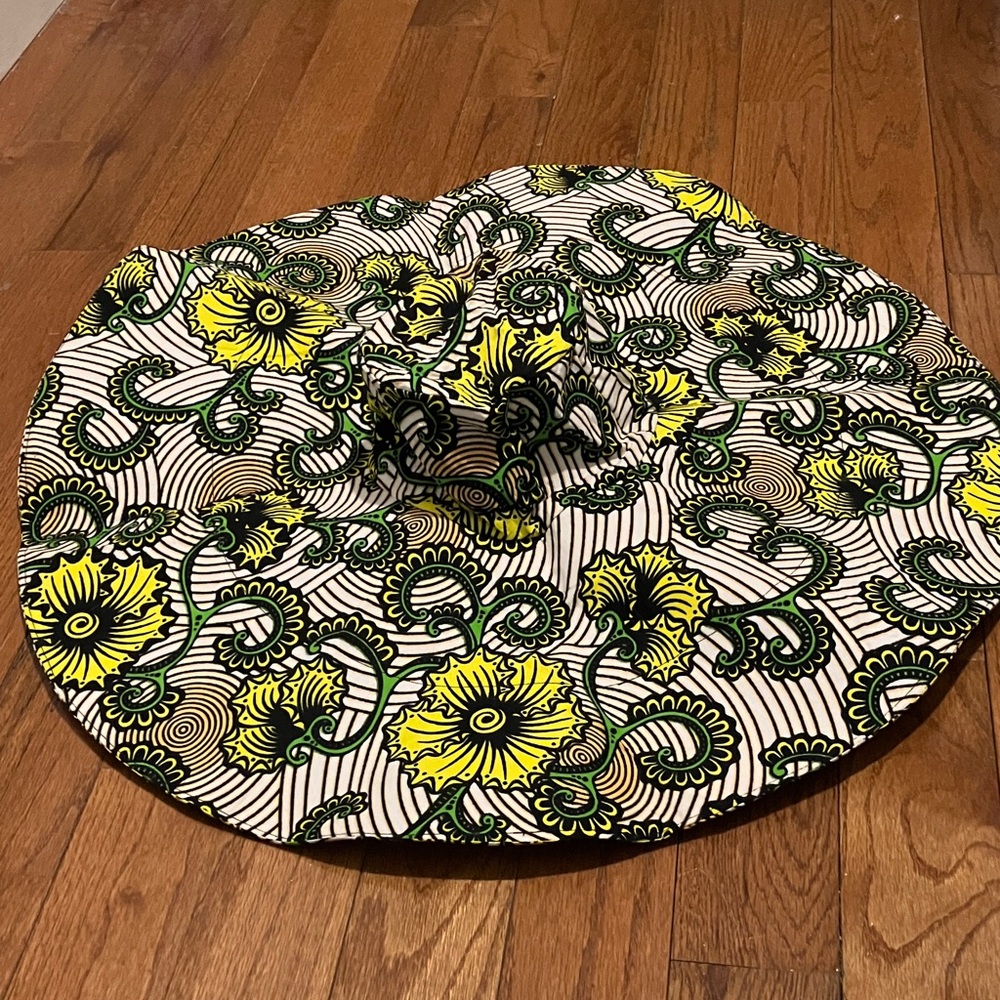 Custom made oversized beach hat